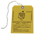 1981 Masters Tournament PGA Member SERIES Ticket #59 - Seldom Seen