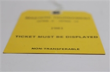 1981 Masters Tournament PGA Member SERIES Ticket #59 - Seldom Seen