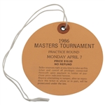 Jack Nicklaus Signed 1986 Masters Tournament Monday Ticket #02689 JSA ALOA