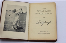 1929 1st Ed ‘My Twelve Most Difficult Shots' Book by Bobby Jones