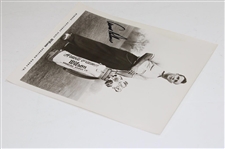 Arnold Palmer Signed Wilson Advisory Staff Photo JSA ALOA