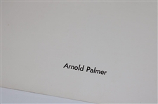 Arnold Palmer Signed Wilson Advisory Staff Photo JSA ALOA