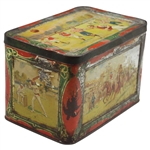 c.1900 Golf & other Sports Scenes Moss Rimmington & Co Mustard Barco Baking Soda Tin