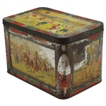 c.1900 Golf & other Sports Scenes Moss Rimmington & Co Mustard Barco Baking Soda Tin