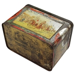 c.1900 Golf & other Sports Scenes Moss Rimmington & Co Mustard Barco Baking Soda Tin
