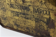 c.1900 Golf & other Sports Scenes Moss Rimmington & Co Mustard Barco Baking Soda Tin