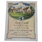 1930 US Amateur at Merion Cricket Club Program - Bobby Jones Completes Grand Slam!