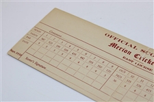 1930 US Amateur at Merion Official Scorecard - Bobby Jones Grand Slam