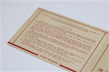1930 US Amateur at Merion Official Scorecard - Bobby Jones Grand Slam