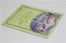 1934 US Open Championship at Merion Cricket Club Program - Olin Dutra Winner