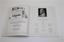 1934 US Open Championship at Merion Cricket Club Program - Olin Dutra Winner