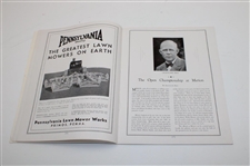 1934 US Open Championship at Merion Cricket Club Program - Olin Dutra Winner