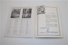 1934 US Open Championship at Merion Cricket Club Program - Olin Dutra Winner