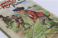c.1907 Golf Themed 'Funny Rhymes & Pictures' Book Cover Only - Ernest Nister, London