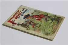 c.1907 Golf Themed 'Funny Rhymes & Pictures' Book Cover Only - Ernest Nister, London