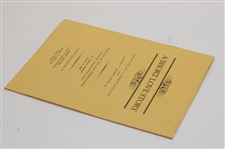 1958 A Short Love Story - The People Of St Andrews & Bobby Jones Booklet