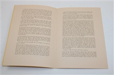 1958 A Short Love Story - The People Of St Andrews & Bobby Jones Booklet
