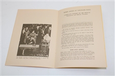 1958 A Short Love Story - The People Of St Andrews & Bobby Jones Booklet