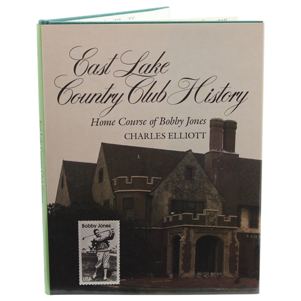 1984 East Lake Country Club History: Home Course Of Bobby Jones Book by Charles Elliott Signed by Tommy Barnes