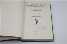 Francis Ouimet Signed 1963 'A Game of Golf' Anniversary Printing Book JSA ALOA