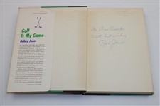 Bobby Jones Signed 1960 'Golf Is My Game' 1st Ed Book JSA ALOA