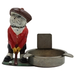 Vintage Dunlop Man Golfer with Ash Tray
