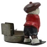 Vintage Dunlop Man Golfer with Ash Tray