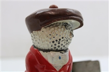 Vintage Dunlop Man Golfer with Ash Tray