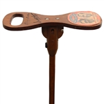 Vintage Walter Hagen & Olin Dutra US Open Champions Wood Foldable Stool/Seat