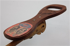 Vintage Walter Hagen & Olin Dutra US Open Champions Wood Foldable Stool/Seat