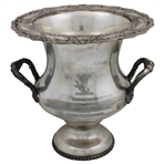 Frank Stranahans 1943 Tennessean City Open Champions Silver on Copper Trophy w/Course Record 63