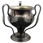 1907 Champion Cup Annual Club Tournament at Dubuque GC Silver Plated Trophy Won by Earl Sheakowitz