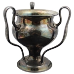 1907 Champion Cup Annual Club Tournament at Dubuque GC Silver Plated Trophy Won by Earl Sheakowitz