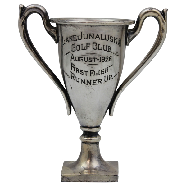 1926 Lake Junaluska Golf Club First Flight Runner-Up Trophy - August