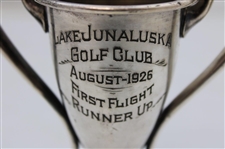 1926 Lake Junaluska Golf Club First Flight Runner-Up Trophy - August