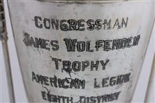 1934 American Legion Congressman James Wolfenden Team Championship Large Perpetual Trophy