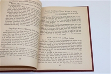 1935 Bobby Jones 'Rights and Wrongs of Golf' Red Hardcover Booklet (Roy L. Sullivan)
