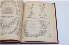 1935 Bobby Jones 'Rights and Wrongs of Golf' Red Hardcover Booklet (Roy L. Sullivan)