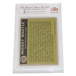 1961 Topps #578 Mickey Mantle AS Card BVG VG-EX 4 #0005029958
