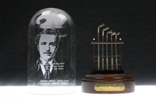 St. Andrews Golf Productions Presents Young Tom's Clubs w/Old & Young Tom Glass Dome in Original Box