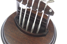 St. Andrews Golf Productions Presents Young Tom's Clubs w/Old & Young Tom Glass Dome in Original Box