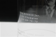 St. Andrews Golf Productions Presents Young Tom's Clubs w/Old & Young Tom Glass Dome in Original Box