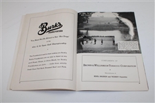 Byron Nelson Signed 1939 US Open at Philadelphia CC Official Program JSA ALOA