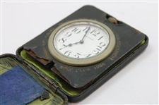 1924 PGA Championship at French Lick Waltham Stand/Travel Clock - Rare & Works!