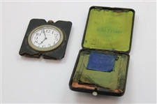 1924 PGA Championship at French Lick Waltham Stand/Travel Clock - Rare & Works!