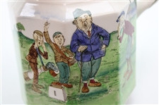 1930's Shelly Late Foley Golfing F-O-R-E Pitcher