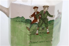1930's Shelly Late Foley Golfing F-O-R-E Pitcher