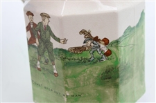 1930's Shelly Late Foley Golfing F-O-R-E Pitcher
