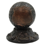 Mesh Golf Ball Themed with West Baden Springs Hotel Shield Paperweight