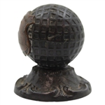 Mesh Golf Ball Themed with 'West Baden Springs Hotel' Shield Paperweight